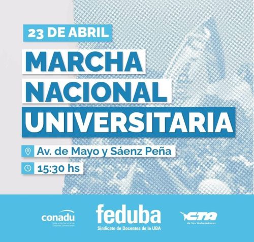 Marcha Nacional Universitaria - FEDUBA