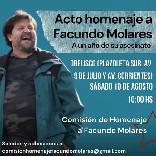 Homenaje a Facundo Molares