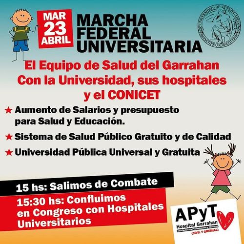 Marcha Federal Universitaria - APyT