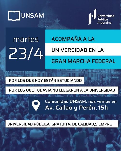 Marcha Federal Universitaria - UNSAM