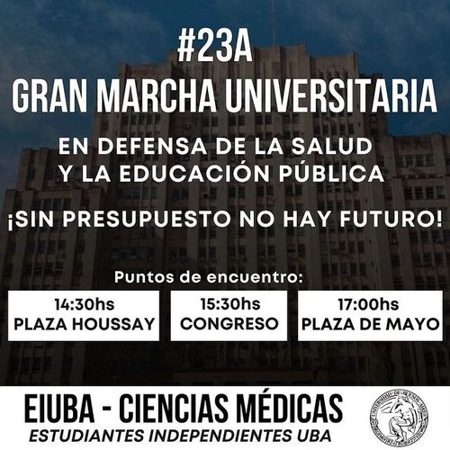 Marcha Federal Universitaria - EIUBA