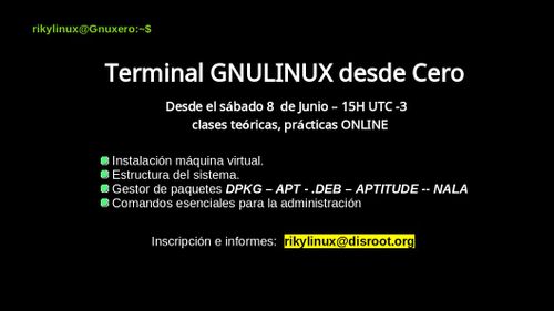 Curso de Gnulinux, solo Terminal 