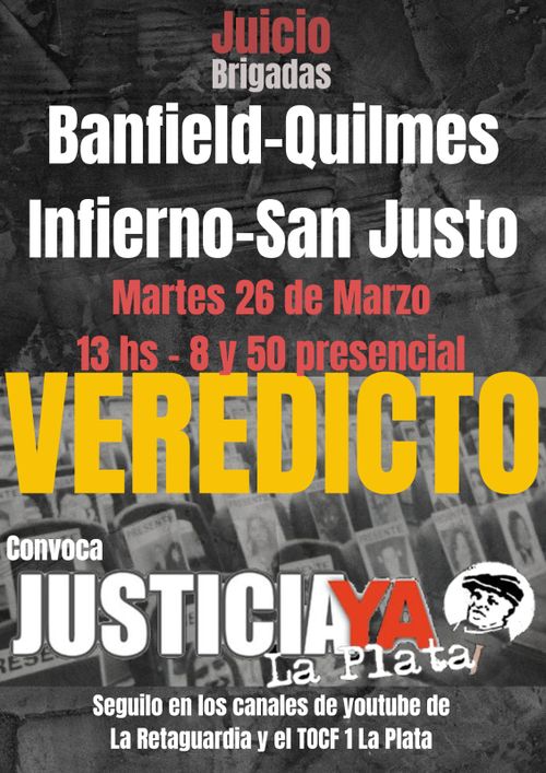 Veredicto del Juicio Brigadas