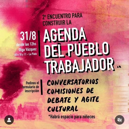 2do encuentro para construir la Agenda del Pueblo Trabajador 