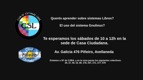 Cursos de Software libre Nodo Avellaneda