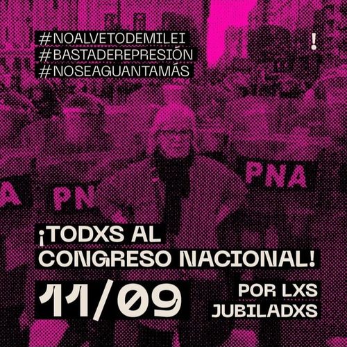 Todxs al Congreso Nacional por lxs Jubiladxs